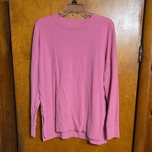 Aerie Pink Cozy Tunic Sweatshirt